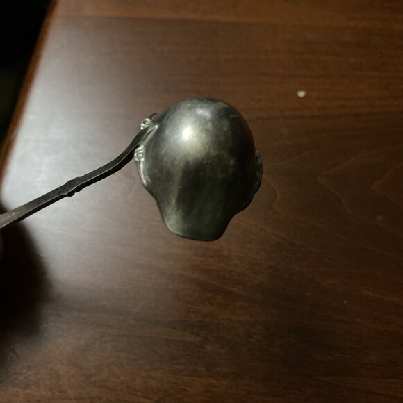 Antique Madsen & T Baagoe Electroplate Silver Danish Gravy Sauce Ladle 5.5” - Picture 10 of 14